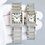 TW Factory Cartier Sapphire Glass Stainless Steel 30*25/25*20MM 751 Movement White Watch